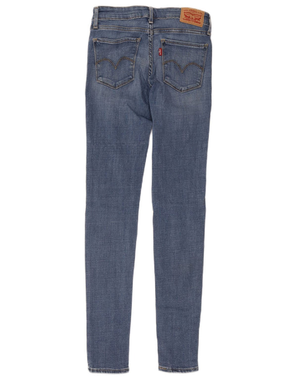 Calça jeans feminina Levi's 711 skinny W24 L32 azul algodão