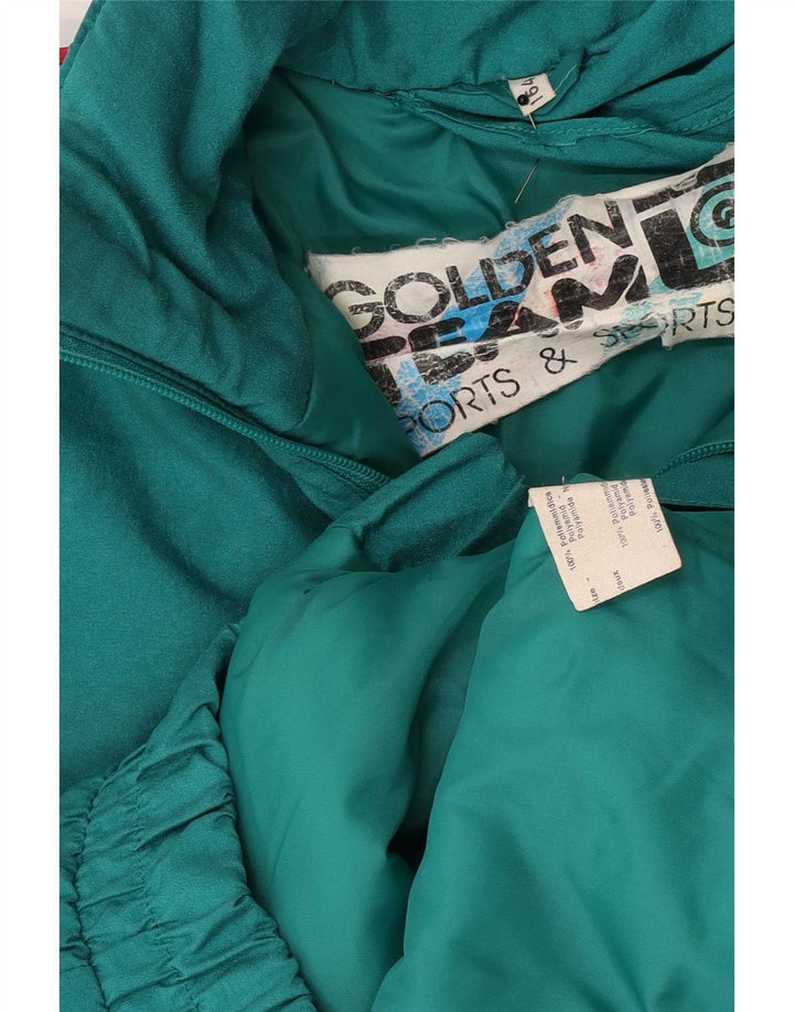 Casaco de esqui gráfico Golden Team Boys 13-14 anos verde colorblock poliamida