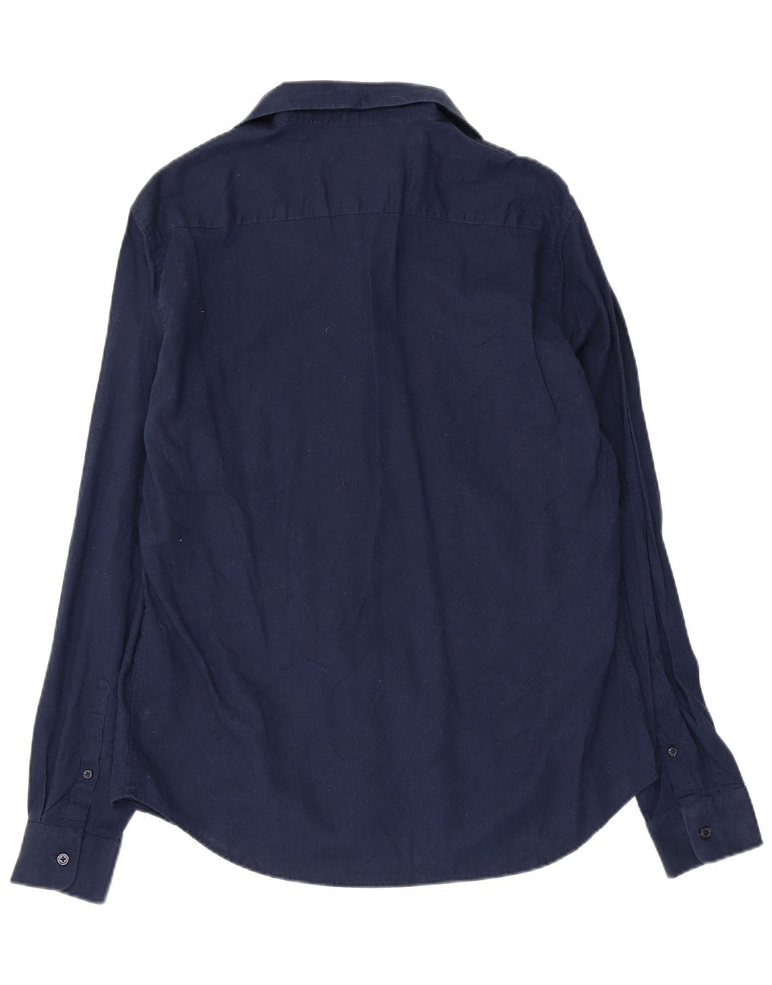 Camisa masculina Mossimo Slim Fit grande linho azul marinho