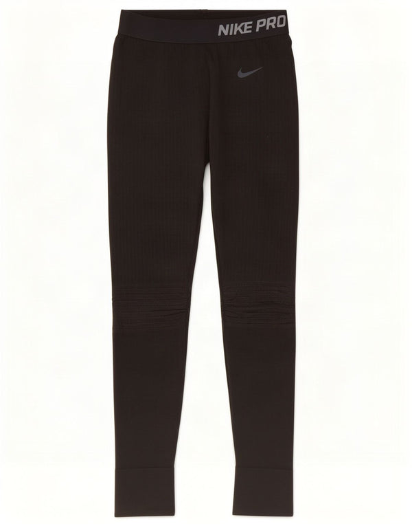 Leggings Nike Feminino UK 10 Pequeno Poliéster Preto