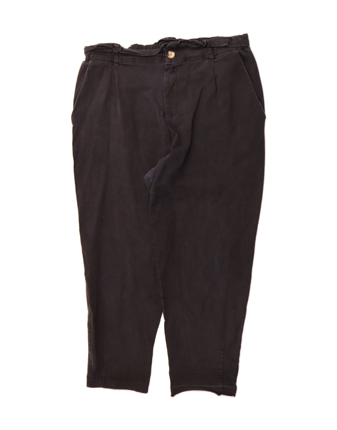 ZARA Womens Slim Chino Trousers 2XL W38 L25 Black Vintage Zara and Second-Hand Zara from Messina Hembry 