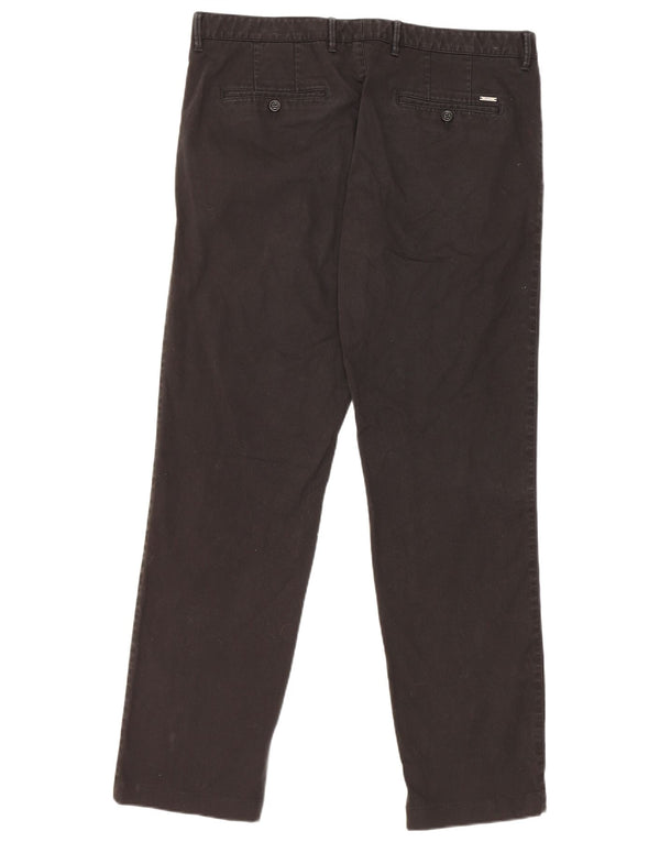 Calça Chino Masculina Hugo Boss W36 L31 Algodão Preto