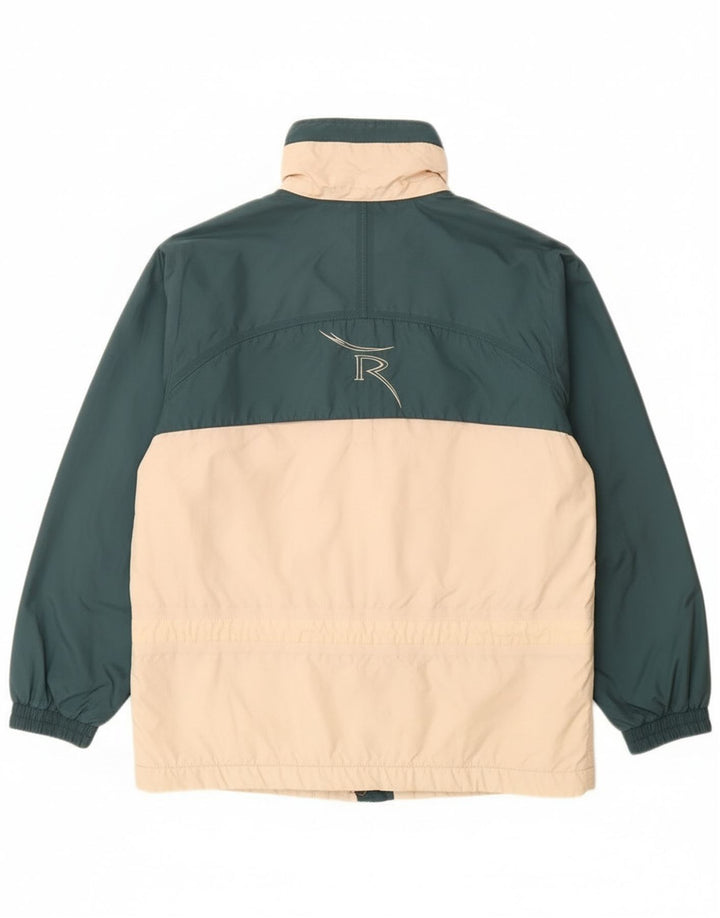 Jaqueta corta-vento masculina Chervo Graphic UK 36 pequeno bloco colorido verde