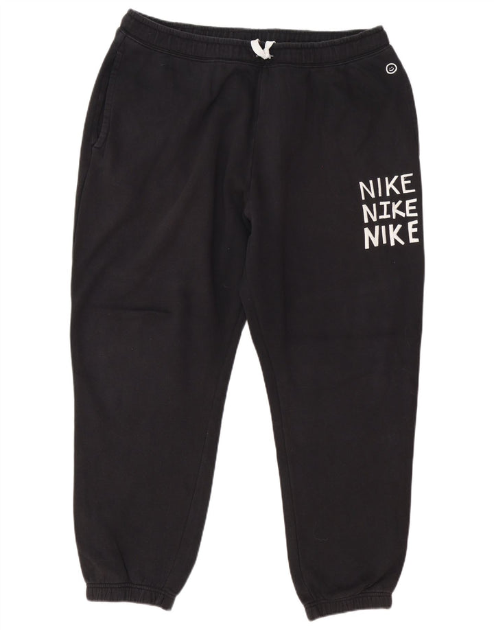 Nike Mens Graphic Calças de treino Joggers 2XL Preto