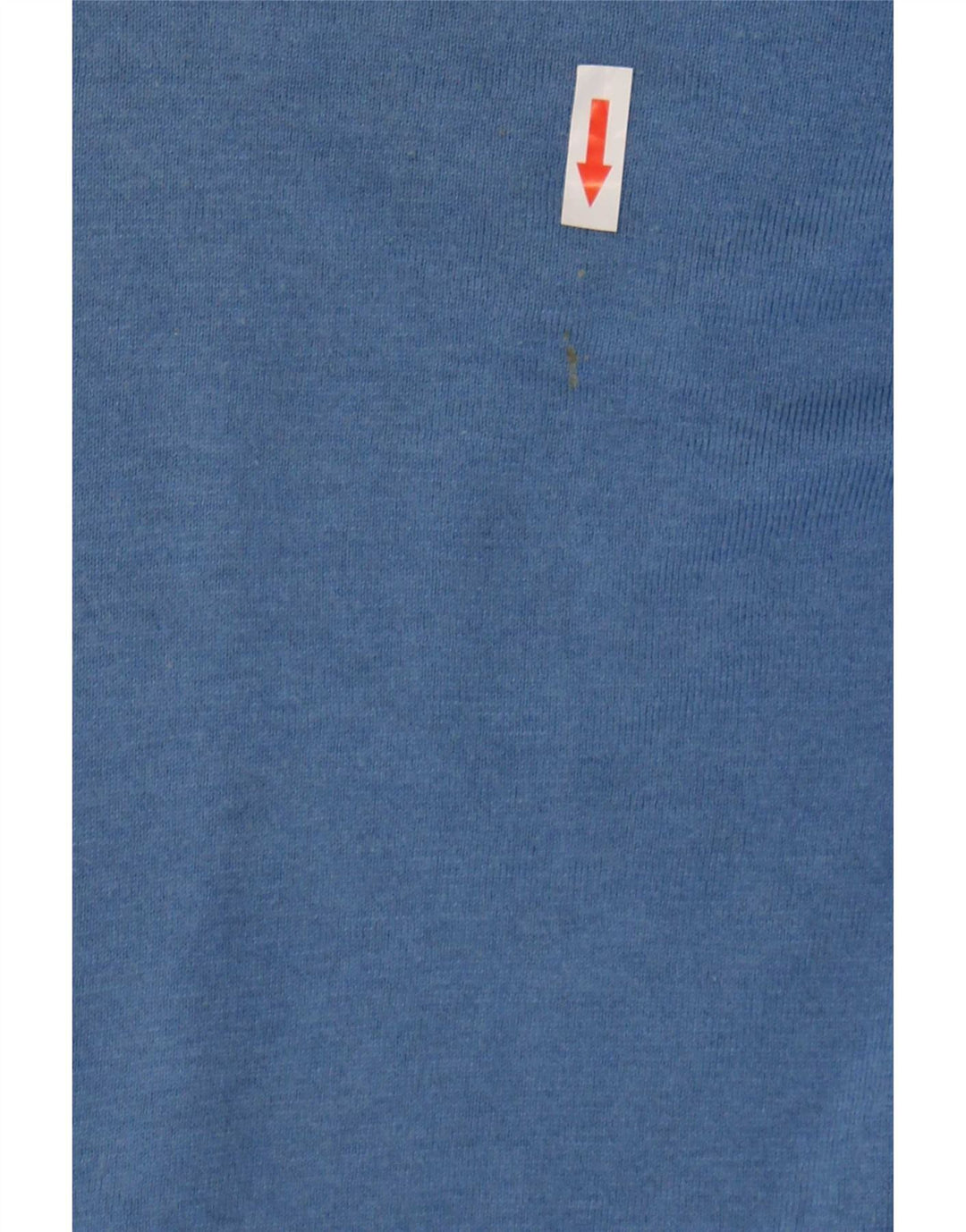 Suéter feminino Massimo Dutti com gola redonda Reino Unido 14 seda azul médio