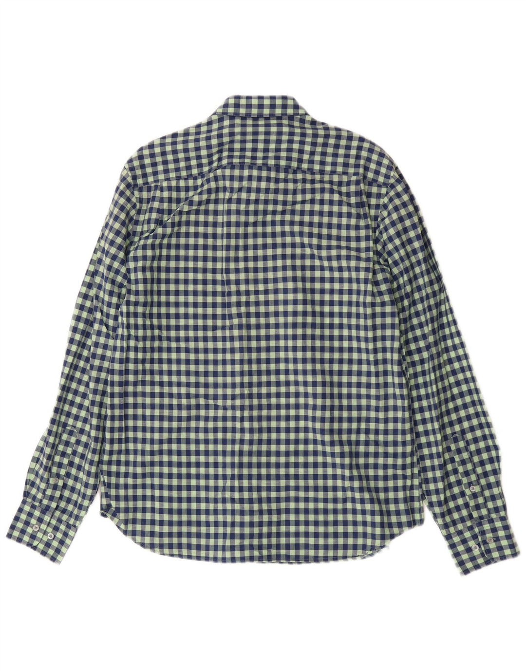 Camisa masculina Massimo Dutti grande verde guingão