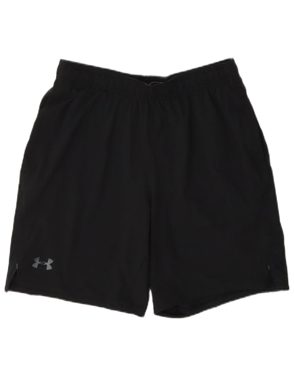 Shorts esportivos masculinos Under Armour Heat Gear médio azul marinho