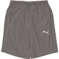 Shorts esportivos masculinos Puma médio cinza algodão