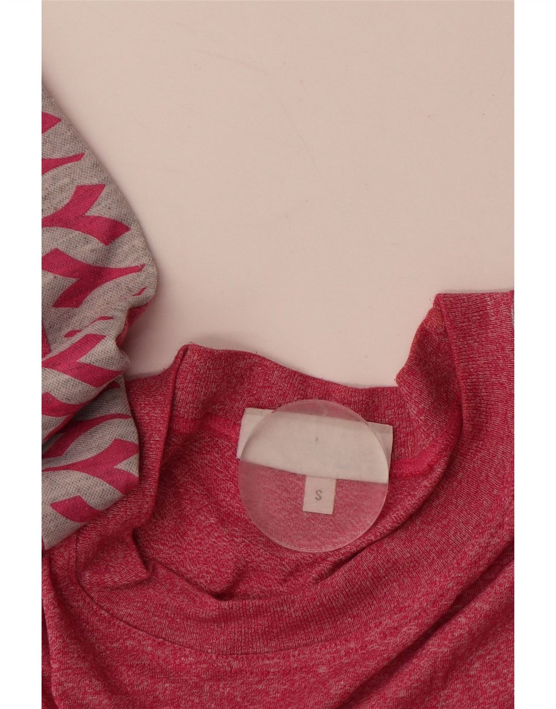 Conjunto feminino de 2 peças com estampa grande grande DIADORA Reino Unido 10 pequeno algodão vermelho