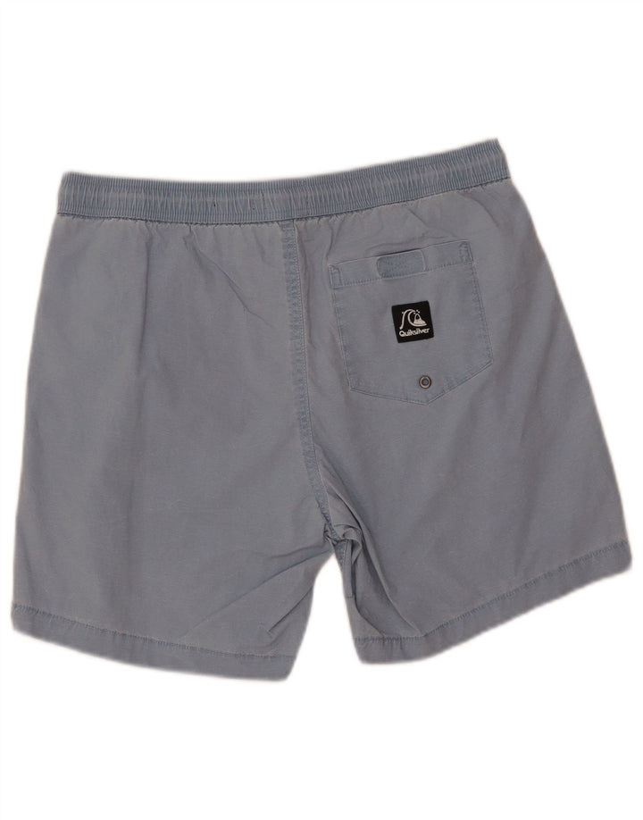 Quiksilver Mens Regular Fit Regular Fit Sport Shorts Médio Azul Algodão