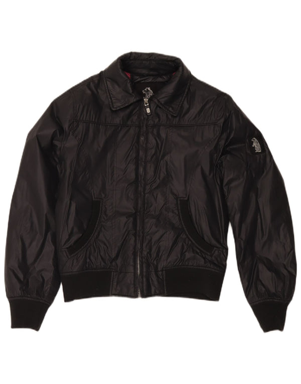 Jaqueta bomber feminina Refrigue UK 14 médio preto nylon