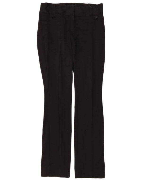 Zara Calça feminina Bootcut Chino EU 36 XS W26 L31 Preta