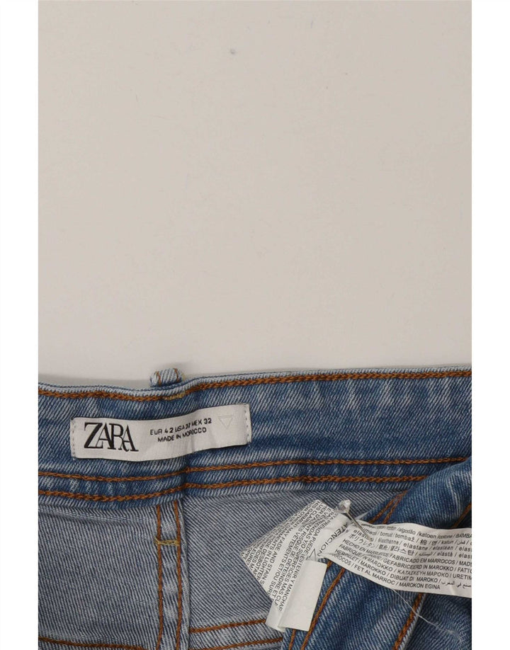 Zara Mens Denim Shorts EU 42 Grande W32 Azul Algodão