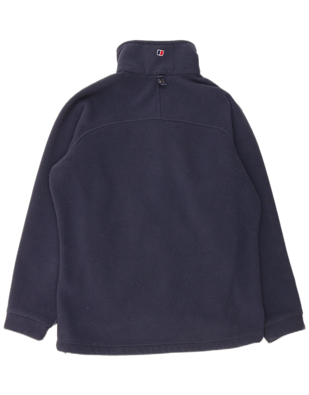 Jaqueta de lã feminina Berghaus UK 14 grande poliéster azul marinho