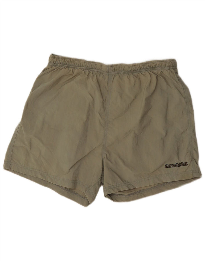 Shorts de natação masculino Invicta médio cáqui poliamida