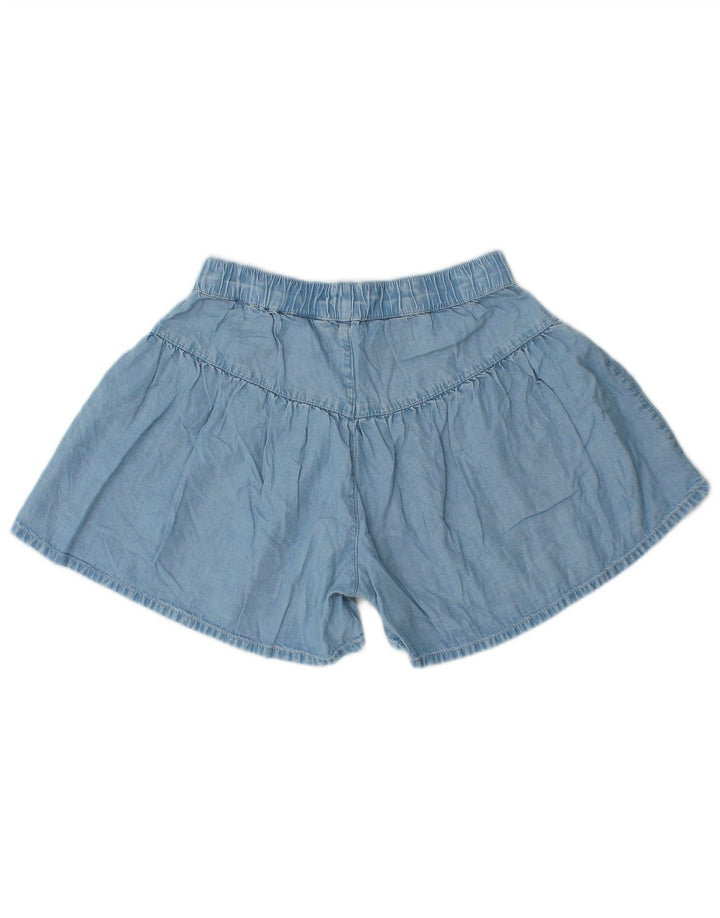 Shorts casuais femininos BENETTON 11-12 anos 2XL W28 Azul Lyocell