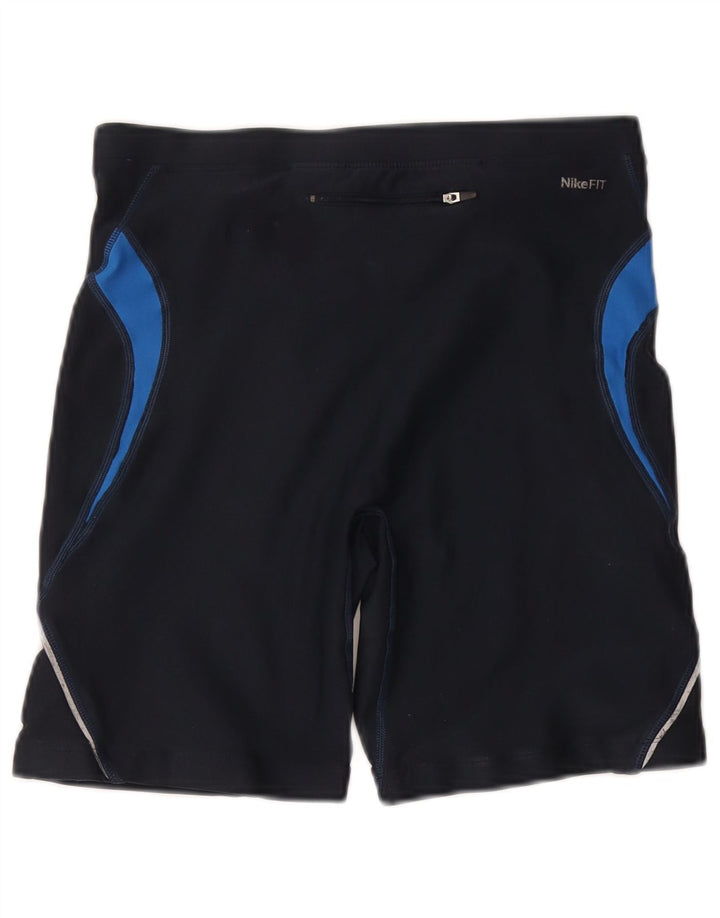 NIKE Masculino Dri Fit Sport Shorts XL Azul Marinho Colourblock Poliéster