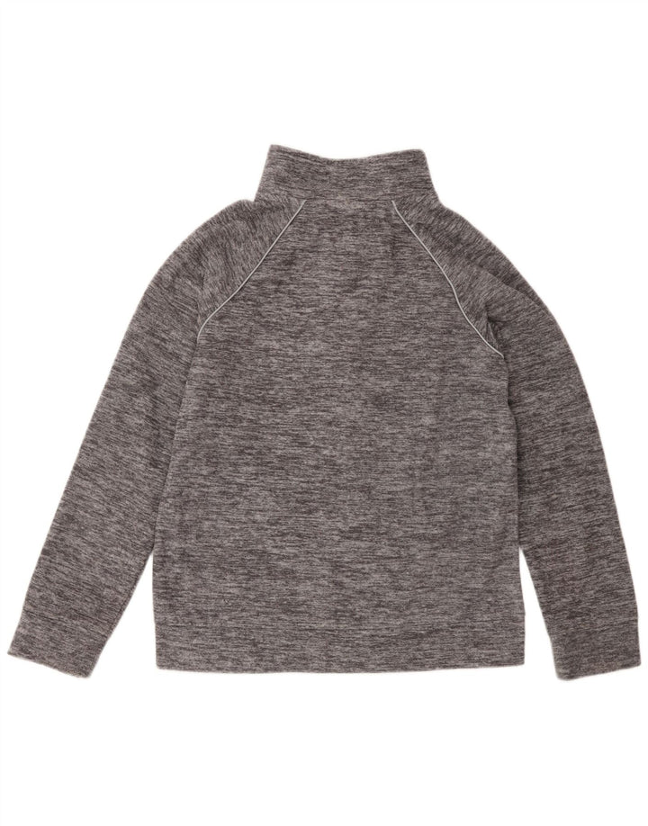 Jaqueta PUMA Boys Fleece 14-15 anos grande poliéster manchado cinza