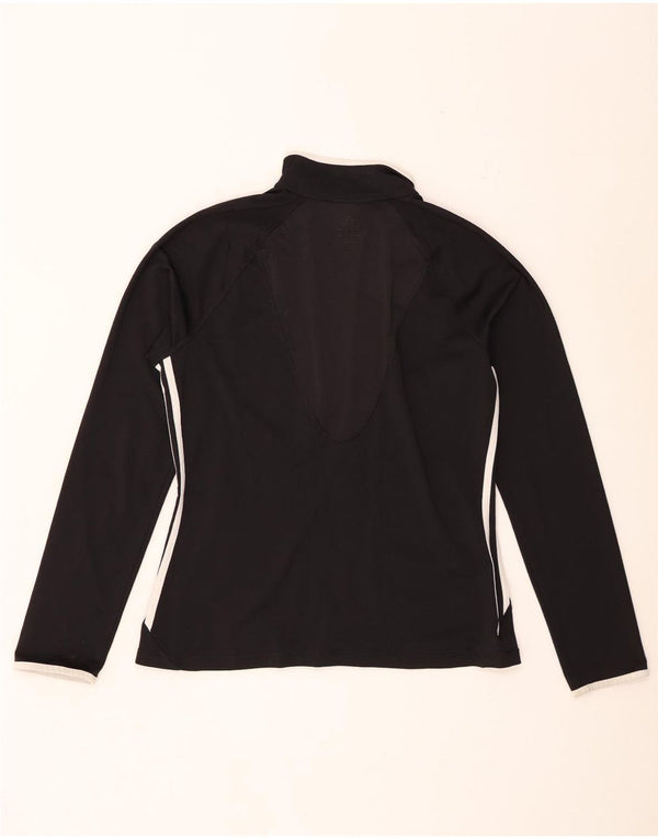Adidas Womens Tracksuit Top Jacket UK 18 XL Preto Colourblock