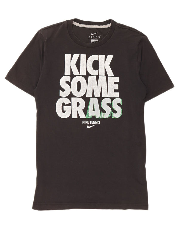 Camiseta Nike Masculina Dri Fit Graphic Top Pequeno Preto