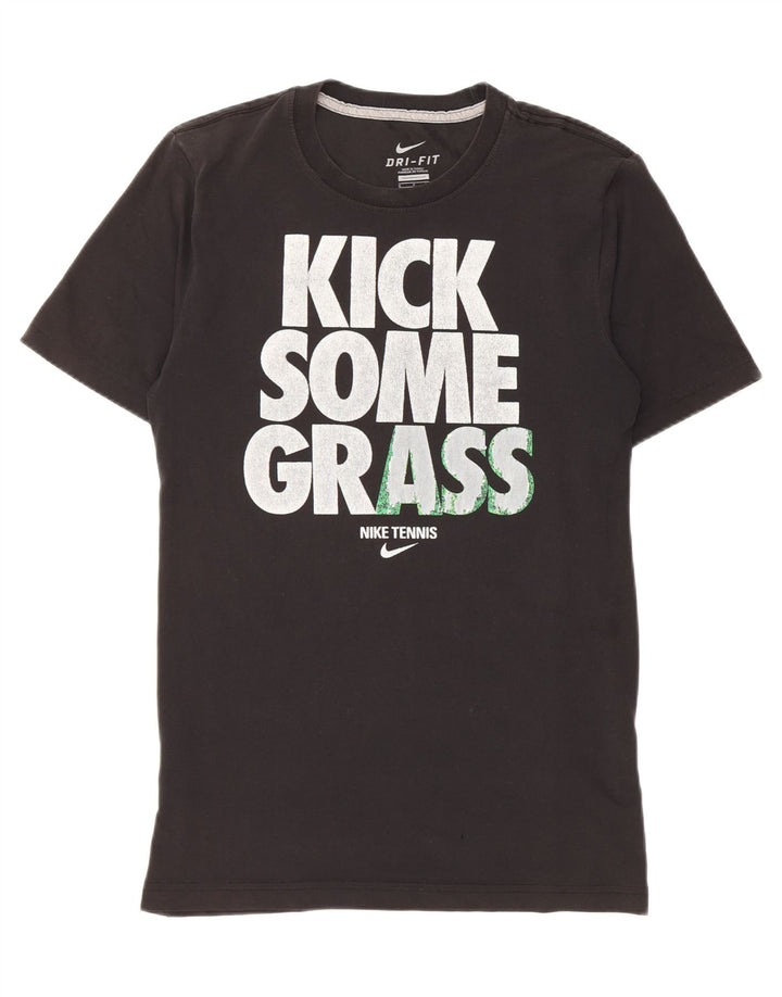 Camiseta Nike Masculina Dri Fit Graphic Top Pequeno Preto