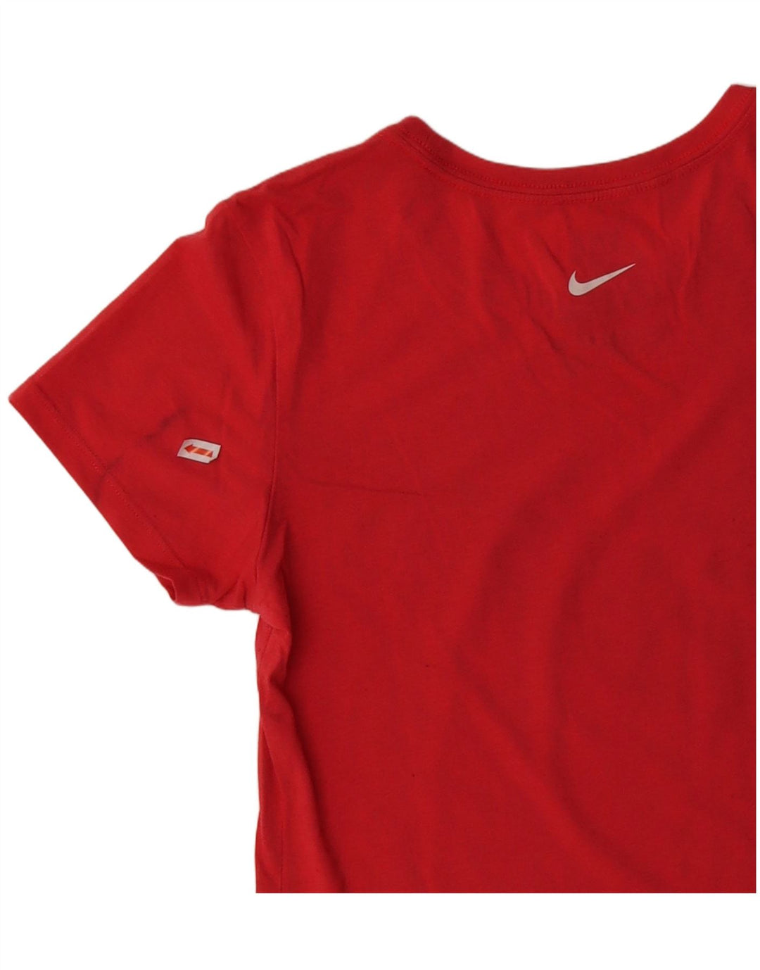 Camiseta feminina Nike Slim Fit Graphic UK 12 Médio Vermelho