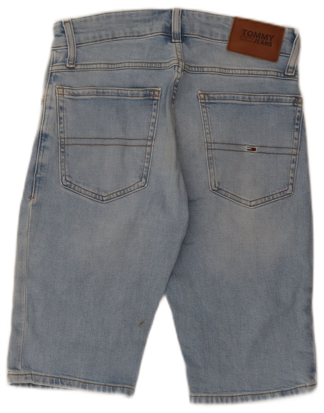 Shorts jeans feminino TOMMY HILFIGER W28 algodão azul médio