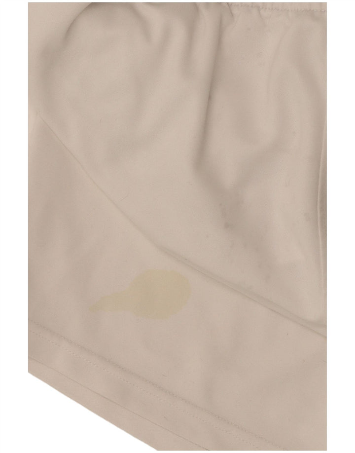 Shorts esportivos masculinos Nike UK 34/36 grande poliéster branco