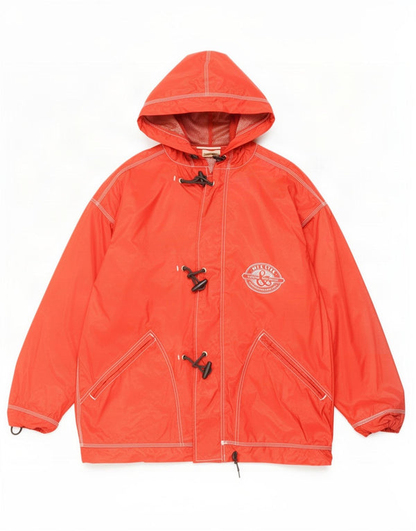 Jaqueta de chuva masculina Killtec com capuz Duffle UK 46 3XL poliamida vermelha