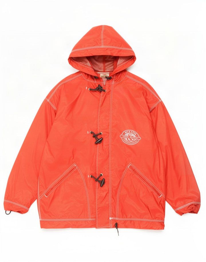 Jaqueta de chuva masculina Killtec com capuz Duffle UK 46 3XL poliamida vermelha