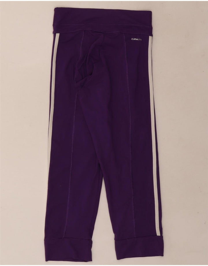 Leggings Adidas Climalite Feminina UK 0/2 2XS Roxo Poliéster