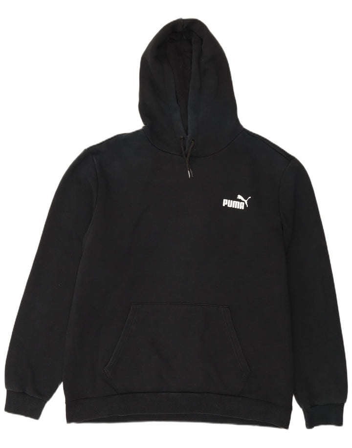 Puma Mens Hoodie Jumper XL Algodão Preto