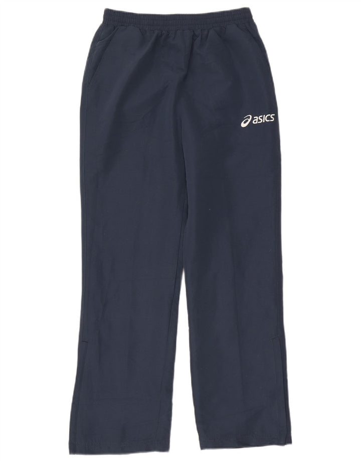 Calças de treino Asics Boys 11-12 anos azul marinho poliéster