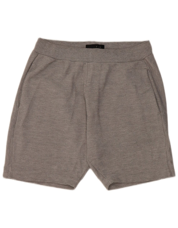 Shorts esportivos masculinos Zara cinza médio