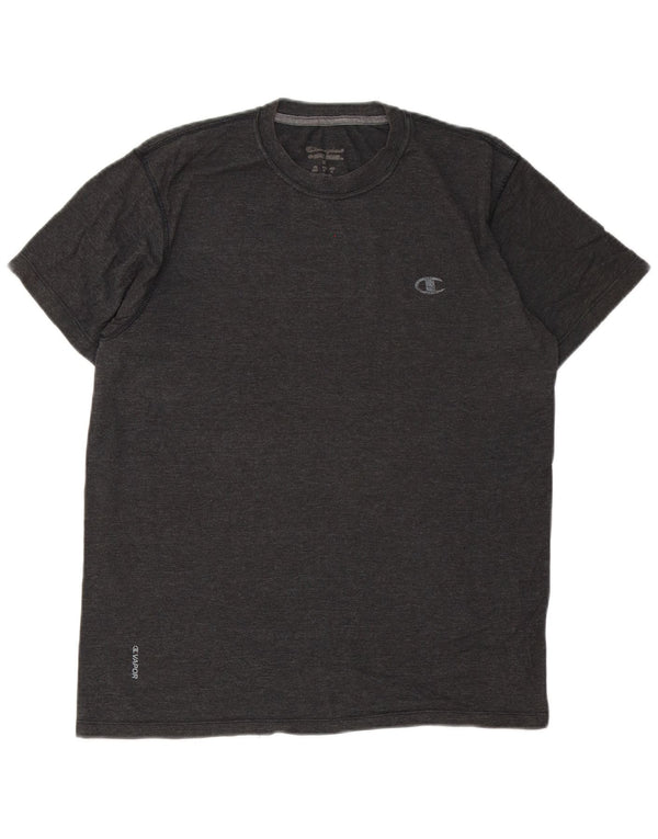 Camiseta masculina Champion de algodão cinza médio