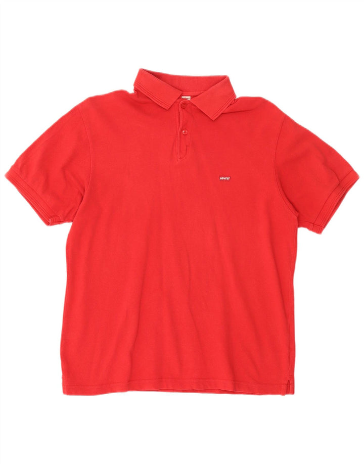 Camisa polo masculina Levi's vermelha média