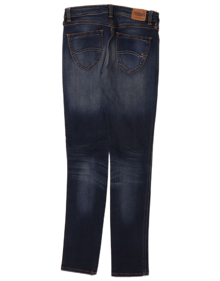 TOMMY HILFIGER Meninos Jeans Skinny 13-14 Anos W26 L29 Azul Algodão