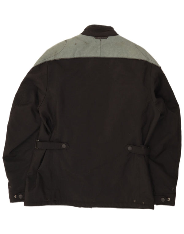 Jaqueta masculina Brema Graphic Racer IT 50 grande bloco colorido preto