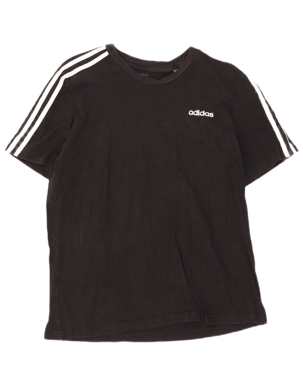 Adidas Mens Camiseta Top Grande Preto