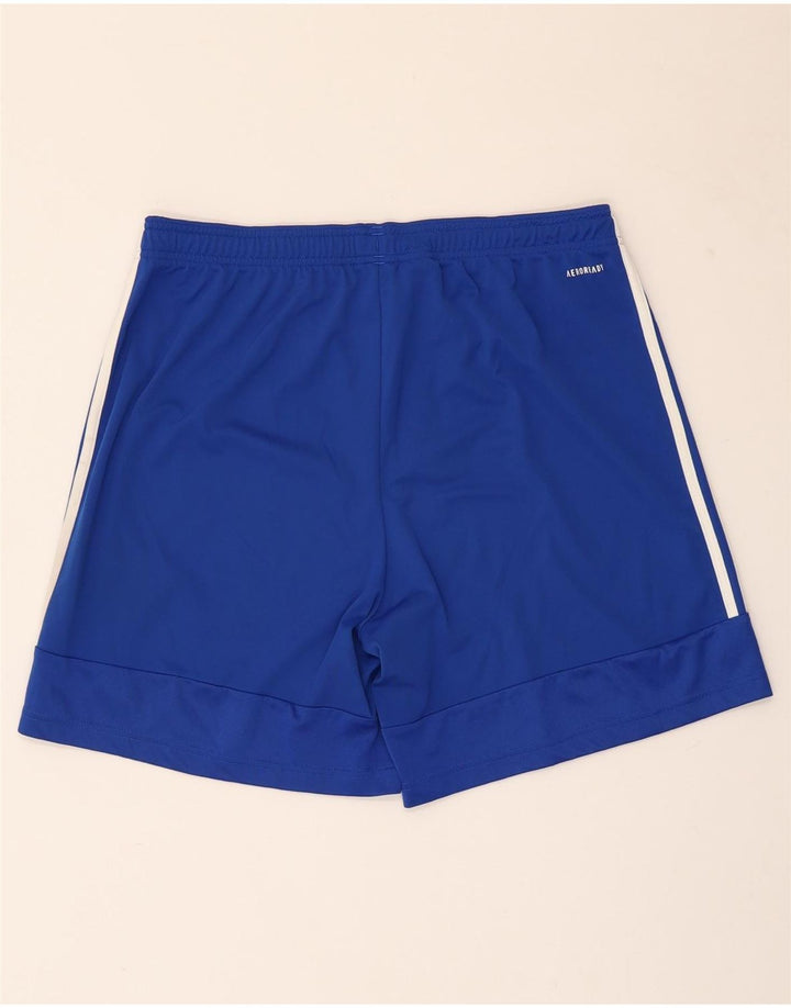 Adidas Mens Aeroready Sport Shorts Grande Azul Poliéster