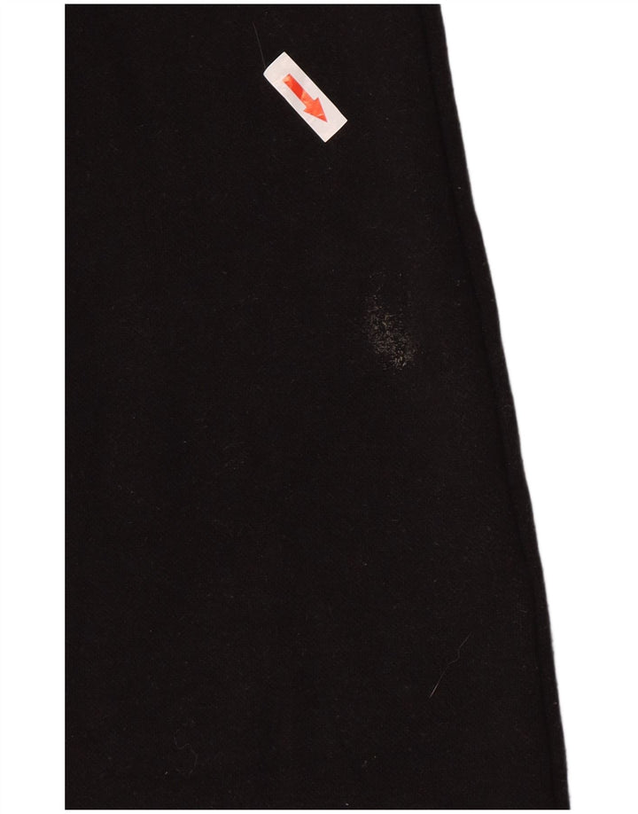 Zara Saia maxi feminina de cintura alta média W30 poliéster preto