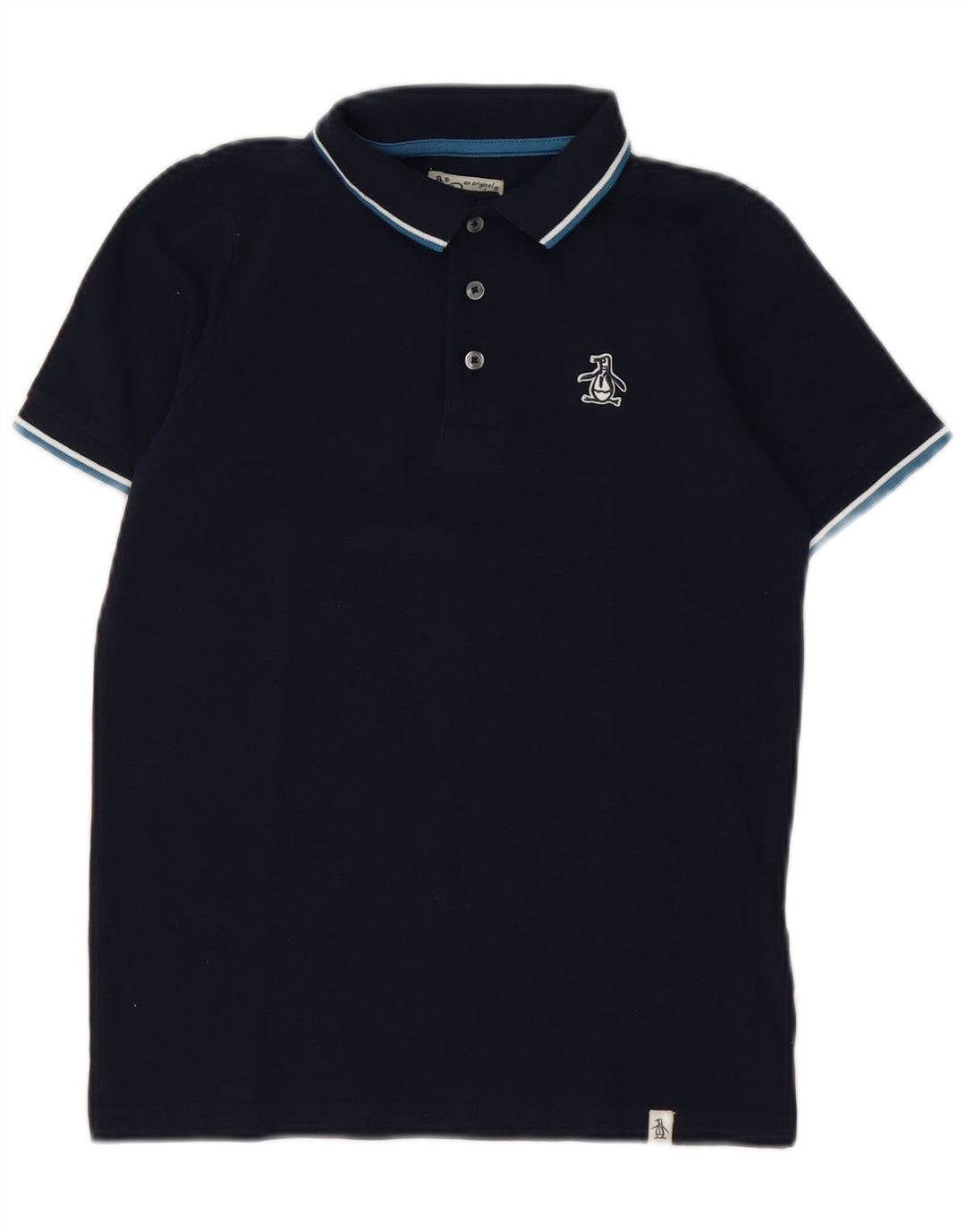 Polo PENGUIN Meninos 9-10 Anos Azul Marinho Algodão