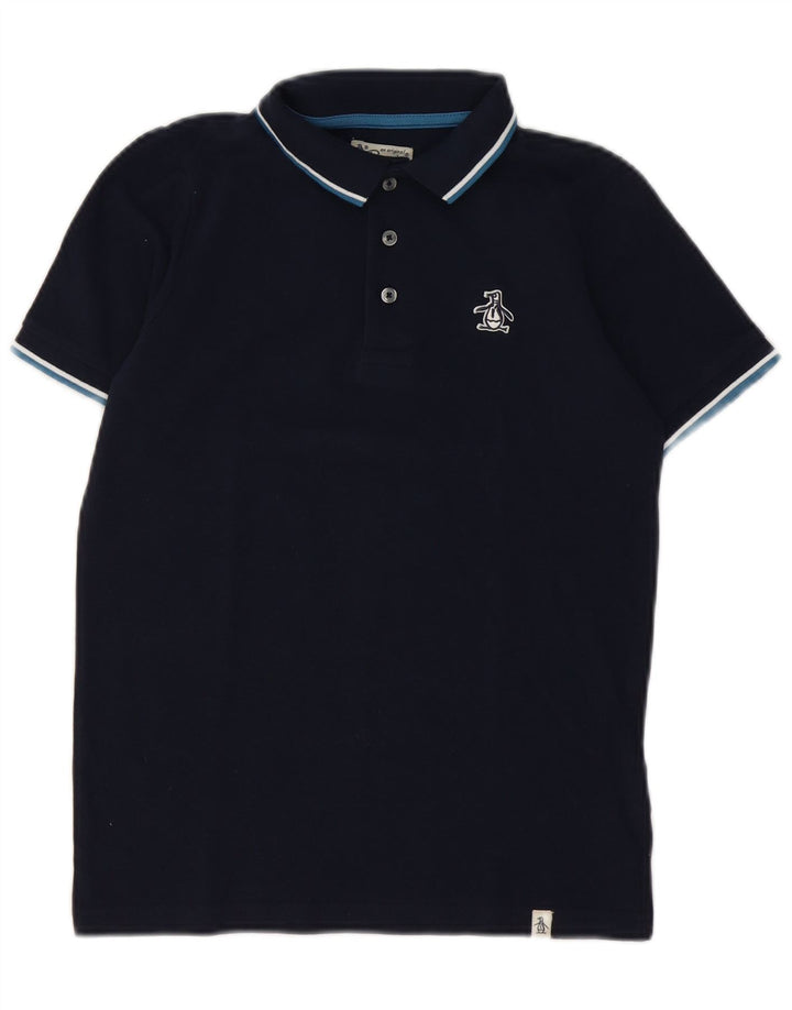 Polo PENGUIN Meninos 9-10 Anos Azul Marinho Algodão