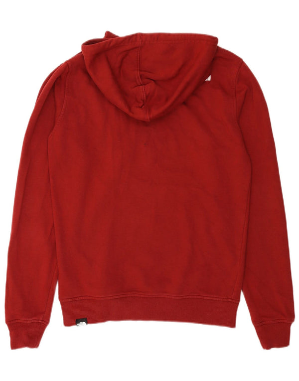 Suéter com capuz gráfico masculino The North Face pequeno algodão Borgonha