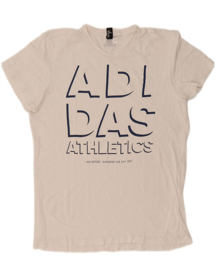 Camiseta Adidas Masculina Graphic Top Grande Branco