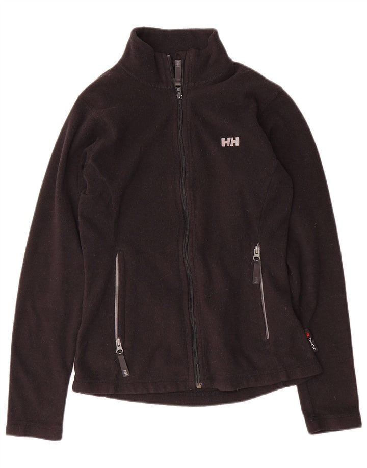 Jaqueta de lã feminina Helly Hansen UK 12 poliéster preto médio