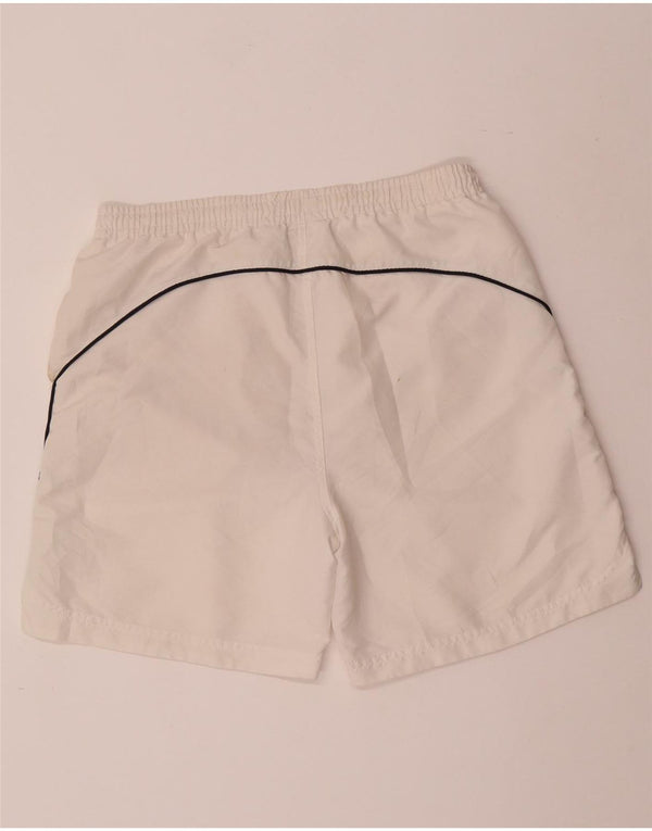 FILA Mens Sport Shorts Pequeno Poliéster Branco