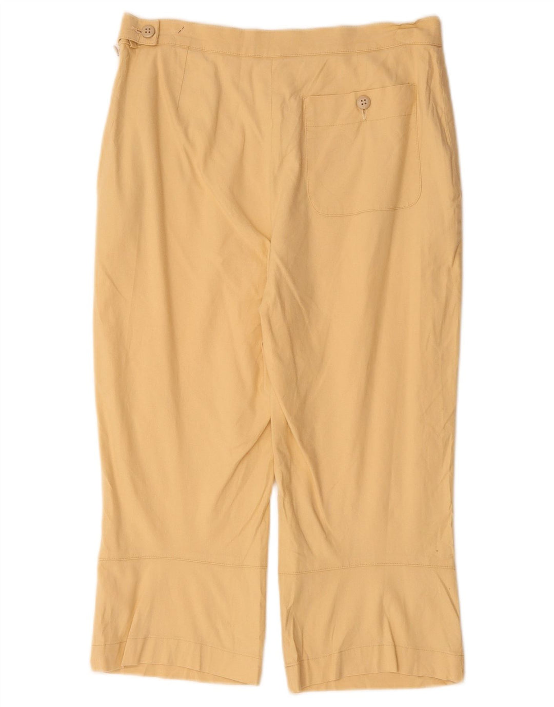 Calça Capri Feminina Iceberg IT 44 Médio W30 L19 Linho Bege