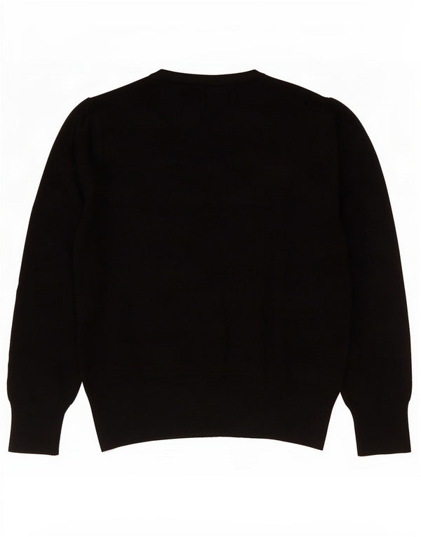 Suéter cardigã feminino Marks & Spencer Reino Unido 12 viscose preta média
