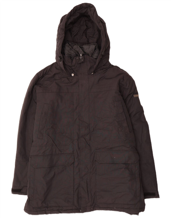 Jaqueta corta-vento masculina Brugi com capuz tamanho 59 3XL preta